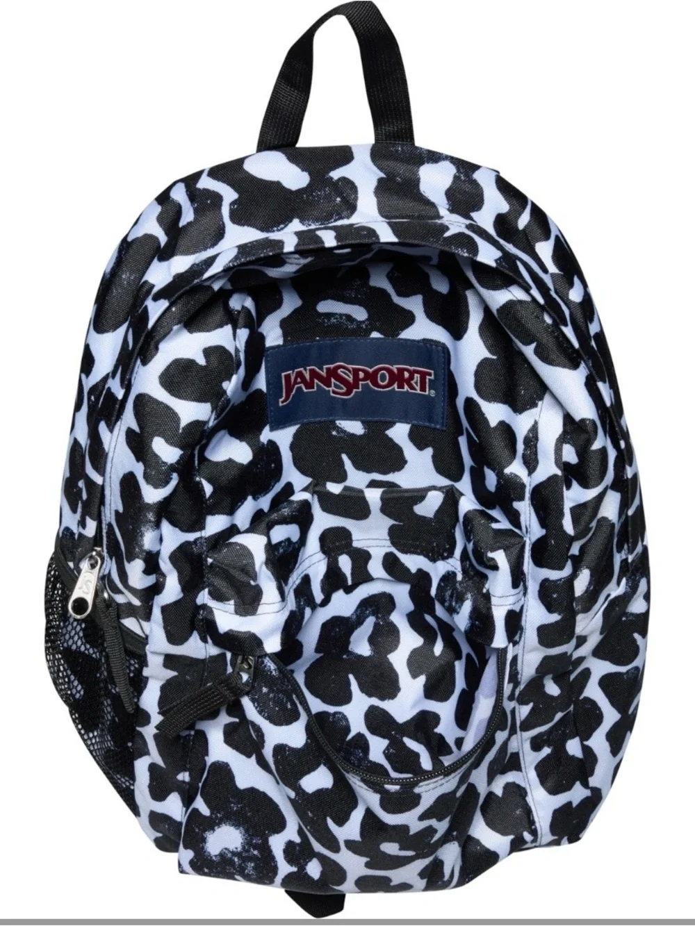 JanSport Essential 24L Backpack Groovy Grooves Black Print NEW